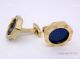 2018 New AP Audemars Piguet Gold & Blue Cufflinks Perfect Gift (2)_th.jpg